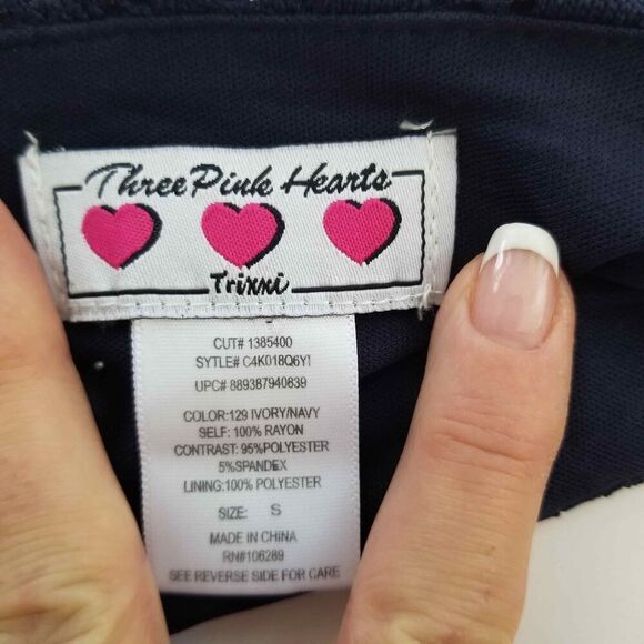 Blue Lace Tank Top Crochet Waist Cotton Blue Striped Tank Sundress Dress - Picture 8 of 9